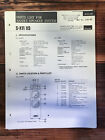 Sansui S-X11 S-X9 Speaker Parts List Manual *Original*