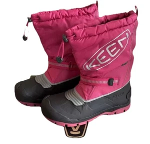 Keen Winter Boots Snow Troll Youth Size 4 Waterproof Fuchsia Pink Silver New NIB - Picture 1 of 14