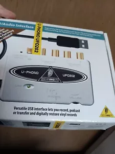 Behringer Uphono UF0202 USB Audio Interface - Make Audio Tape to CD - Picture 1 of 1