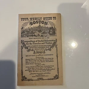 Your Weekly Guide to Boston, Nov 5 1949 - Bild 1 von 4