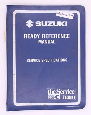 Suzuki Ready Reference Manual 1991 M Model Part Number - 99923-03911 - Image 1 of 2