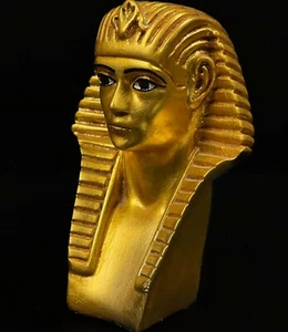 Unique Replica king Tutankhamun Mask the powerful king with Gold leaf - Picture 1 of 4