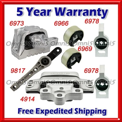 N293 Fits 2009-2017 Volkswagen CC 2.0L w/ Auto-Manual DCT Motor & Trans Mount - Image 1 of 4