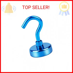 DIYMAG Magnetic Hooks, 22Lbs Heavy Duty Rare Earth Magnet Hooks, Utility Hooks w - Picture 1 of 2
