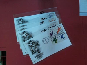 U. S.Stamp FDC - 1749-52 (5) - Moderner Tanz - Kunsthandwerk - Kamm. Versand - Bild 1 von 1