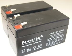 12V 1.3Ah Battery Replacement for CASIL CA1212, TEMPEST TR1.3-12 - 2 Pack