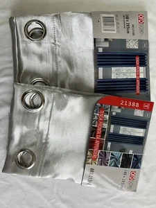 2 Pz TENDA PER INTERNI MODERNA EFFETTO RASO Col. GRIGIO - Foto 1 di 8