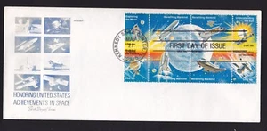 1981 Logros en el Espacio Primer Día de Emisión Cancelar Sellos Sobre Cubierta - Imagen 1 de 2