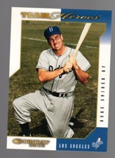 2003 Donruss Team Heroes Duke Snider Baseball Card Los Angeles Dodgers
