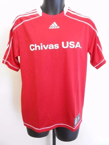 NEW MLS C.D. Chivas USA Adult Mens Sizes S-M-L-XL-2XL Adidas Climalite Jersey Cover