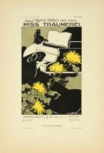 MISS TRAUMEREI BY REED FOR AFFICHES ETRANGERES 1897 ORIGINAL VINTAGE POSTER  - Picture 1 of 1