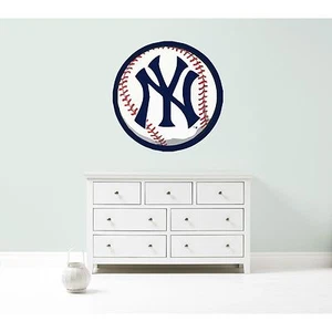 NEW YORK YANKEES baseball badge COLOUR wall car van sticker decal art 5 sizes - Picture 1 of 1