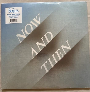 THE BEATLES - NOW AND THEN - New SEALED 12 Inch Black Vinyl - Foto 1 di 3