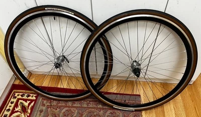NEW Wheelset, 130/100, Shimano 105 5800, 36 spoke, Kinlin rims, 9-10-11 speed - Image 1 of 3
