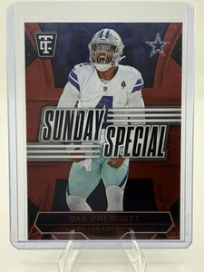 Dak Prescott 2024 Specchio Totalmente Certificato Rosso Domenica Speciale Cowboys /249 - Foto 1 di 2