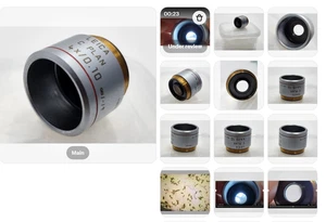 *Exce* Lente objetivo microscopio Leica C Plan 4X/0,10 ∞/-/↑ 506074 para M25 33095 - Imagen 1 de 13