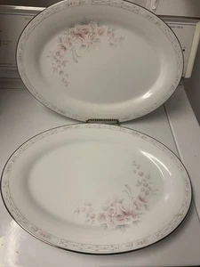 Noritake  Carthage 3330 Set Of 2 Platters  14” Excellent - Bild 1 von 4