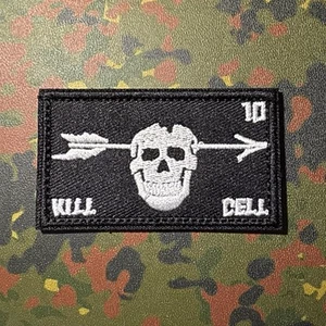 Forward Observations Group 10th SFG KILL CELL Embroidered Patch Hook Back FOG - Picture 1 of 5