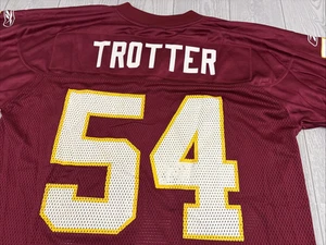 Camiseta deportiva roja Reebok Washington Redskins Jeremiah Trotter #54 talla mediana vintage - Imagen 1 de 13