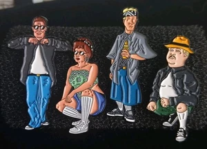 Pin's émail personnalisé drôle King Of The Hill Gangster Chicano Hank Bobby Dale 90 TV - Photo 1/4
