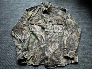 VTG 90s Camo Button Down Long Sleeve Shirt Men’s L Realtree Made In USA - Picture 1 of 3