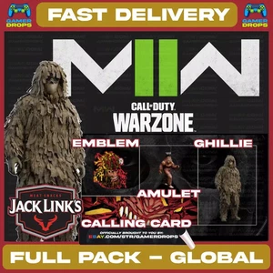 Call of Duty MW3 WARZONE ⭐ JACK LINKS FULL SET ⭐ GUARENTEED YETI GHILLIE SKIN! ⭐ - Picture 1 of 1