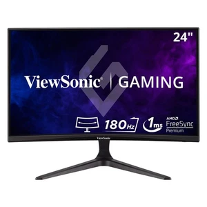 ViewSonic 24" Curved 165Hz LED Gaming Monitor Black (VX2418C) - Picture 1 of 7