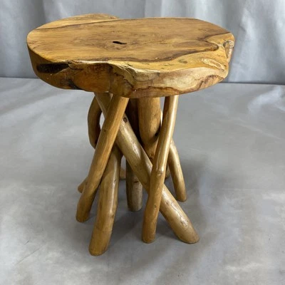Live Edge Natural Side Table - Image 1 of 4