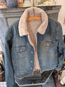 Gefütterte Jeansjacke für Damen und Übergang in Gr. S - Bild 1 von 2