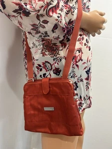 baggallini borsa a tracolla portafoglio volpe rossa più tasche - Foto 1 di 12