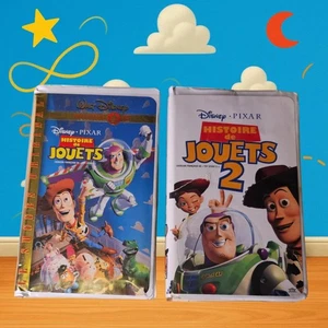 Disney Pixar Toy Story 1 & 2 VHS Lot French Histoire de Jouets PAL Canada Quebec - Picture 1 of 10