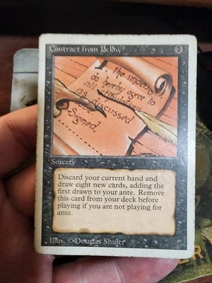 Revised 3rd Edition   MTG  1  Contract from Below  Magic - Image 1 of 2