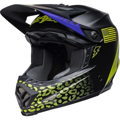 Casco Bell Youth Moto-9 con MIPS - Slayco - negro mate/amarillo de alta visibilidad, Foto 1 de 4
