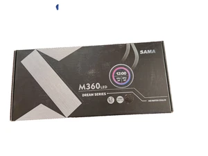 SAMA 360mm ARGB CPU Flüssigkeitskühler mit Videoplayer und LCD Bildschirm Display - Bild 1 von 8