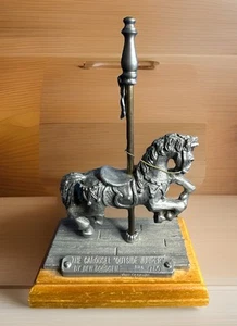 The Carousel OUTSIDE JUMPER Ben Cordsen Pewter Horse Figurine 136/750 *RARE* - Bild 1 von 6