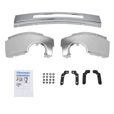 Bumper Fit For 2007-13 GMC Sierra 1500 07-10 Sierra 2500 HD 3500 HD Front Chrome Foto 1 de 4