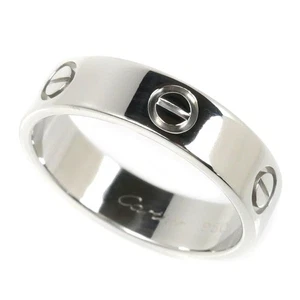 Anillo Cartier #9.25 #9.5 Pt950 Platino Amor 10.2g Unisex Usado - Imagen 1 de 7