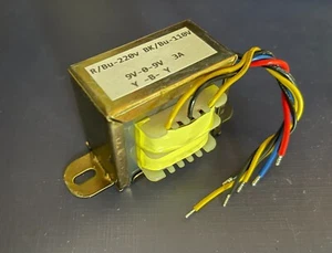 Transformador 9V 9V-0-9V CT 3AMP, 3000mA 110V/220v a 9VAC, 18VAC VERDADERO AMP NUEVO - Imagen 1 de 1