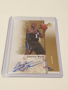 2011-12 Upper Deck SP Authentic Shelvin Mack Gold Rookie Autograph #ed/25 Butler - Picture 1 of 1