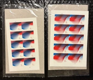 US Scott # 4953 & 4954 Two Sheets Of 10 Stamps Each MNH, Patriotic Wave - Picture 1 of 2