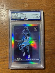 CAMERON THOMAS CONTENDERS OTTICA ARGENTO ROOKIE AUTO SSP PSA DNA RETI FIRMATE RC SP - Foto 1 di 2