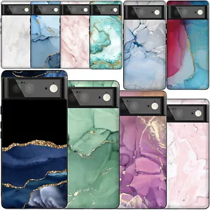 Custodia morbida per Google Pixel 9 Pro 8A 7A 6A 5A cover telefono silicone stampata marmo - Foto 1 di 92