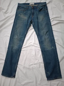 Dressmann Jeans Nevada W34 L32 52 100% Denim Hose Slim Straight 501 514 505 - Bild 1 von 15