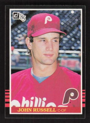 1985 Donruss #648 John Russell Rookie Philadelphia Phillies - Image 1 of 2