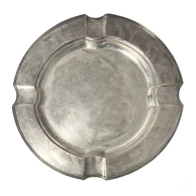 "Bandeja redonda para servir Hepplewhite Art Deco de la década de 1910 14 1/4""" Foto 1 de 4