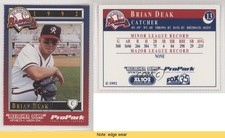 1992 Bleacher Bums Richmond Braves Brian Deak #13