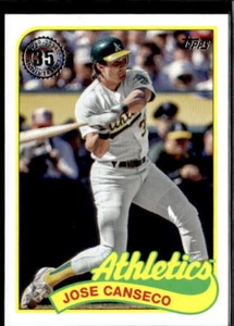 2024 Topps #89B-3 Jose Canseco 1989 Topps Baseball 35th Anniversary (Series One) - Bild 1 von 2