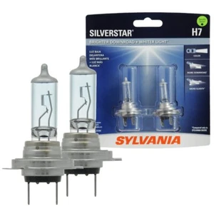 SYLVANIA - H7 SilverStar - High Performance Halogen Headlight Bulb, High Beam, - Picture 1 of 6
