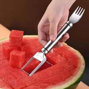 Mulino a vento in acciaio inox taglierina anguria facile affettatrice frutta strumento per insalata - Foto 1 di 26