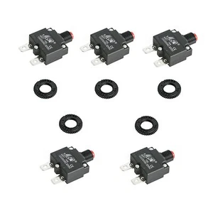 15 Amps Thermal Circuit Breakers Push Button Manual Reset Overload Protector ... - Picture 1 of 4